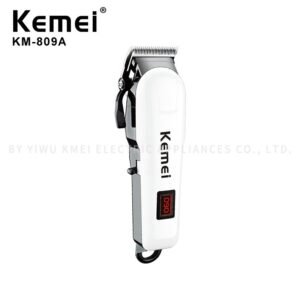 Máquina De Corte Kemei Cordless Clipper Bivolt Km 809a