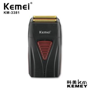 Máquina Shaver Kemei Barbeador Sem Fio 2 Lâminas 3381