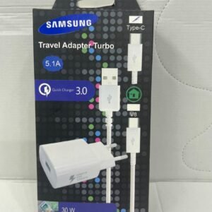 A-Carregador Samsung tipo c