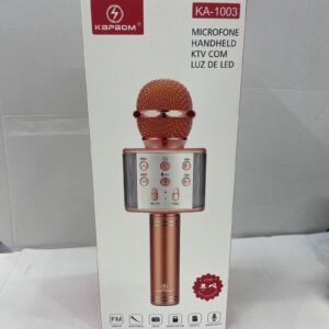 C-Microfone com caixa de som embutido